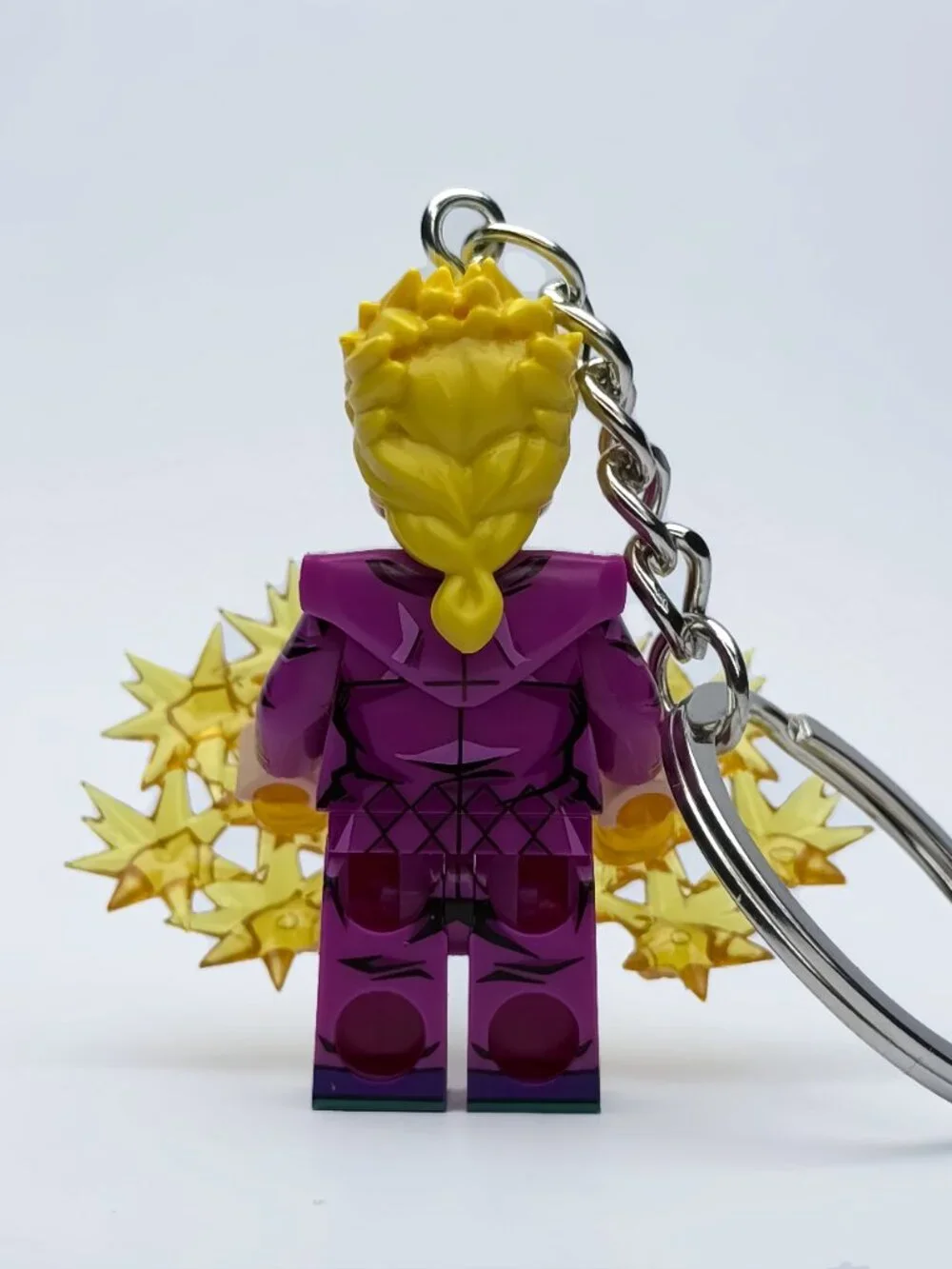 JoJo's Bizarre Adventure Giorno Giovanna Custom Minifigure Keychain